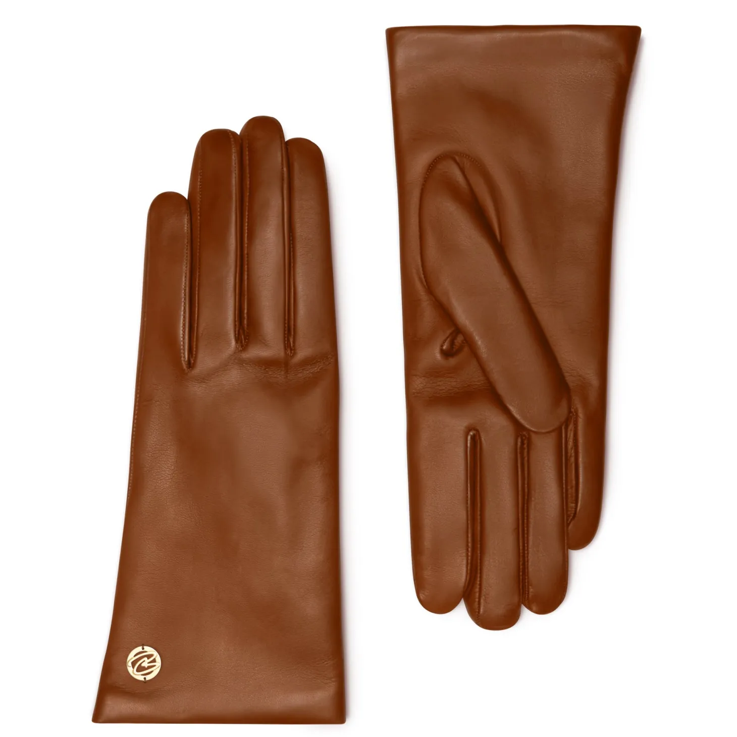 Isabel Bernard Honoré Eleanor cognac leren handschoenen van geitenleer Best Sale