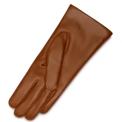 Isabel Bernard Honoré Eleanor cognac leren handschoenen van geitenleer Best Sale
