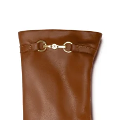 Isabel Bernard Honoré Eleanor cognac leren handschoenen van geitenleer New