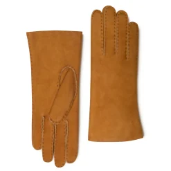 Isabel Bernard Honoré Eleanor cognac leren handschoenen van geitenleer Online