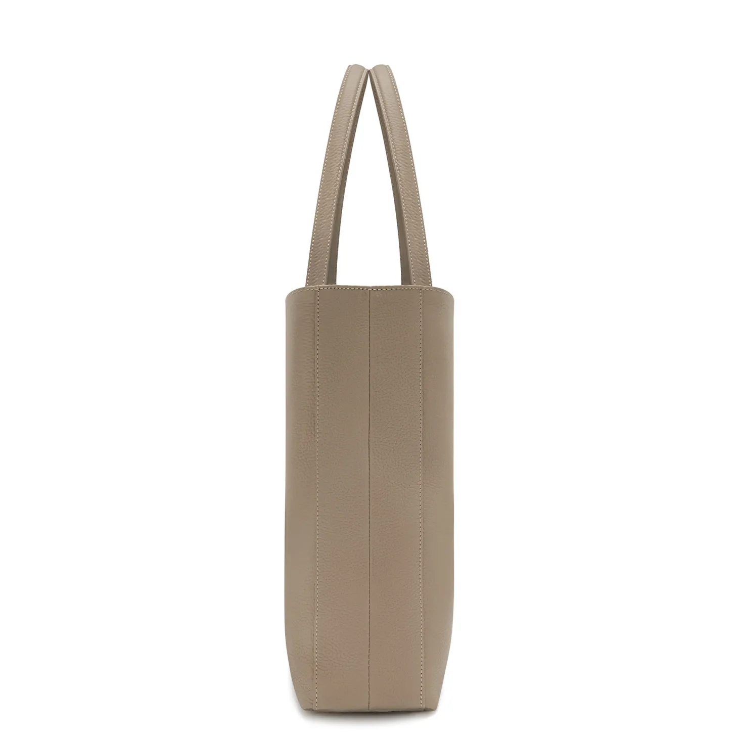 Isabel Bernard Honoré Francine taupe leren shopper van kalfsleer Cheap