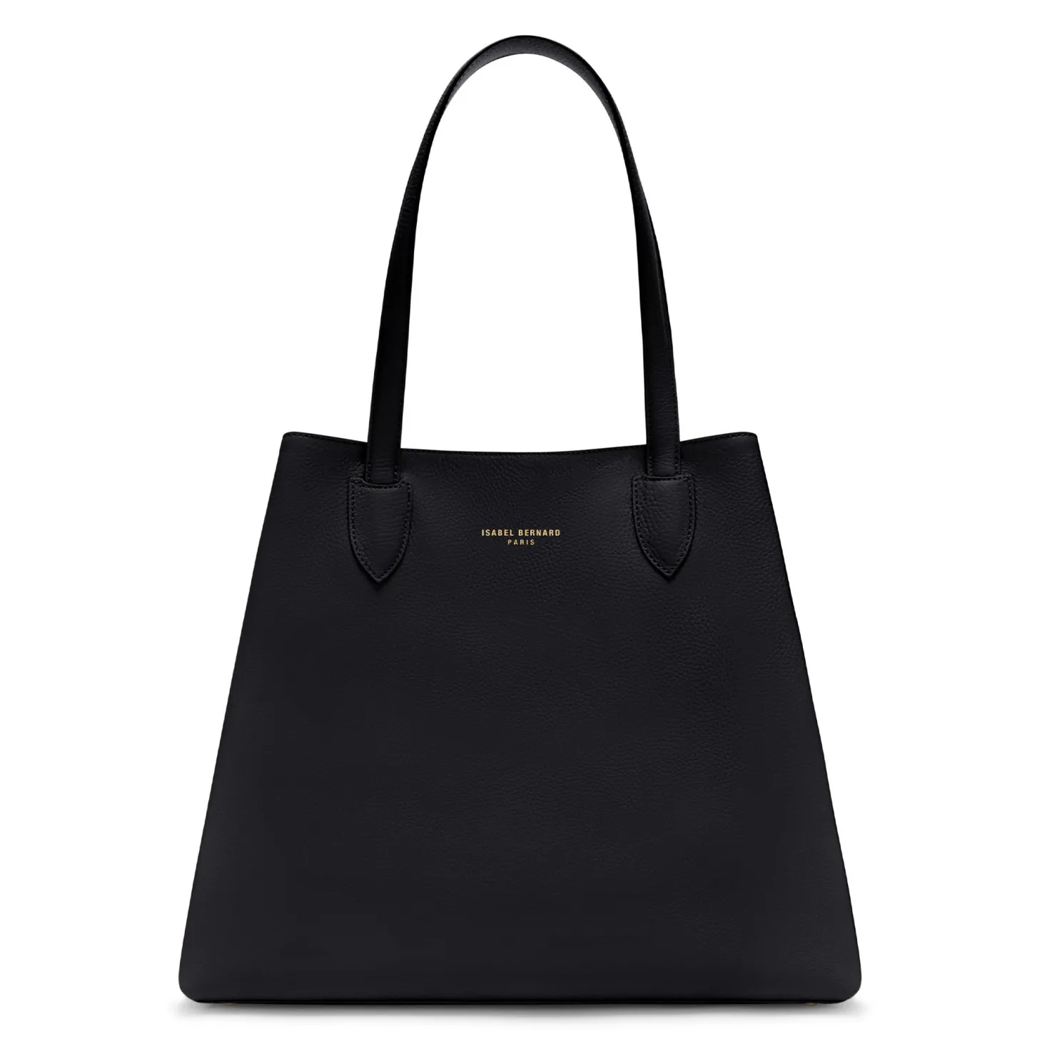 Isabel Bernard Honoré Francine zwarte leren shopper van kalfsleer Sale