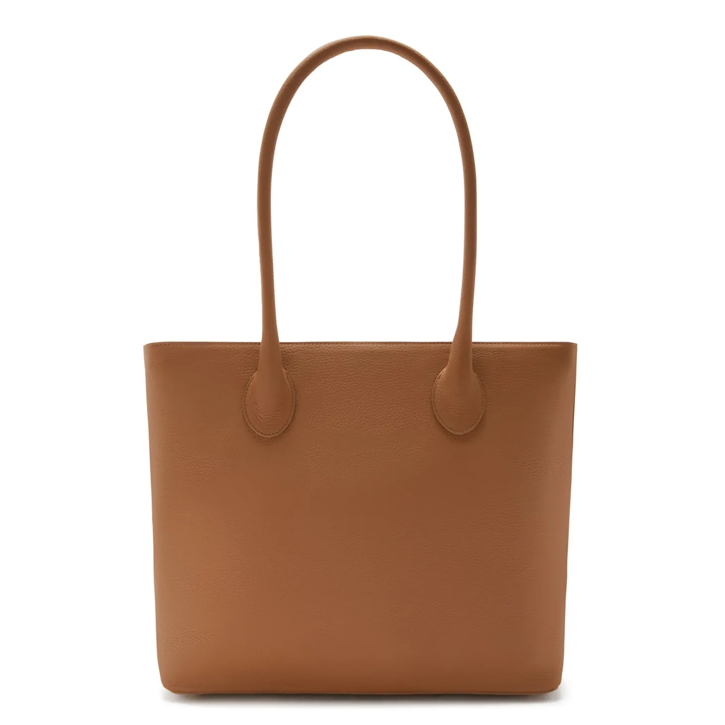 Isabel Bernard Honoré Lysanne camel leren shopper van kalfsleer Best