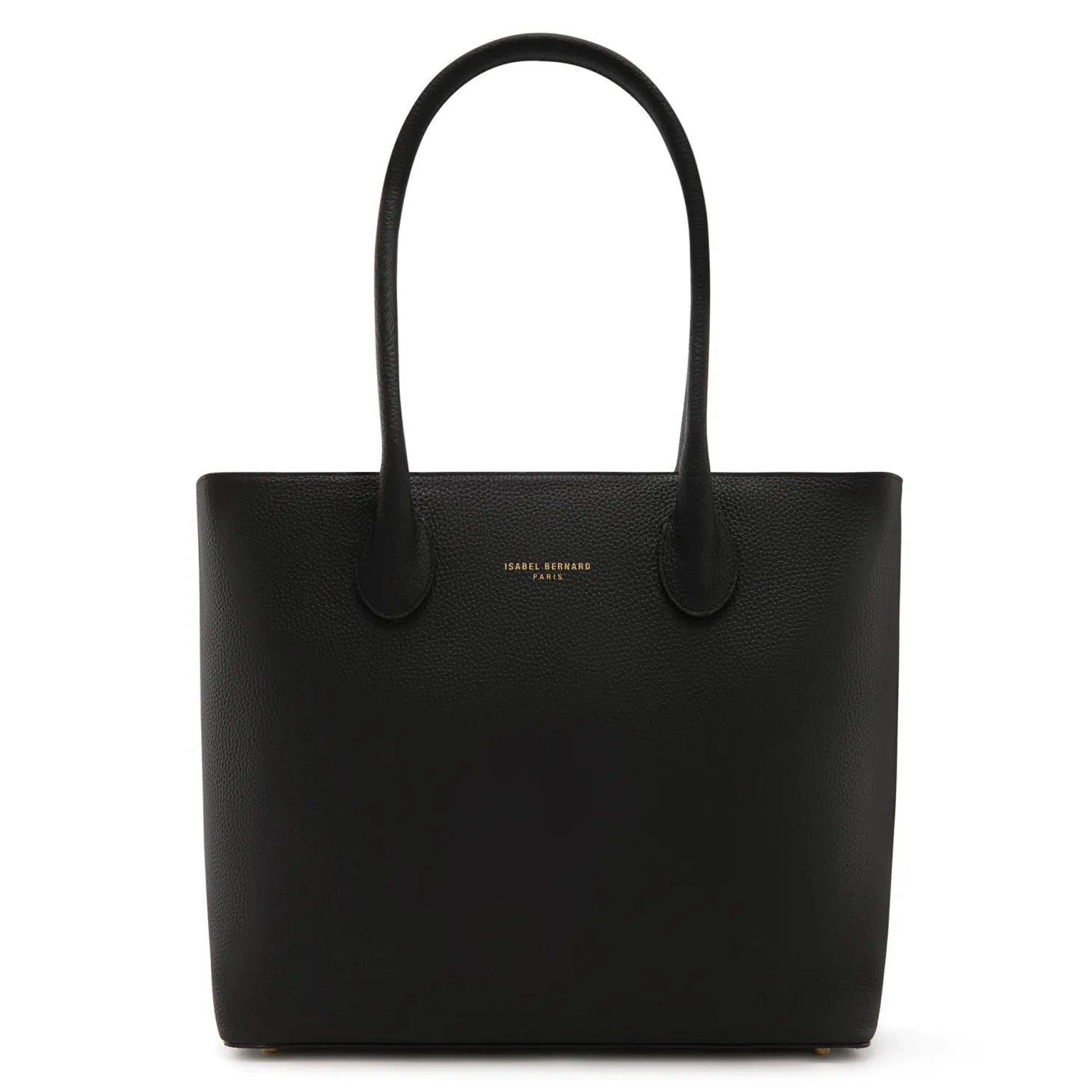 Isabel Bernard Honoré Lysanne zwarte leren shopper van kalfsleer Store