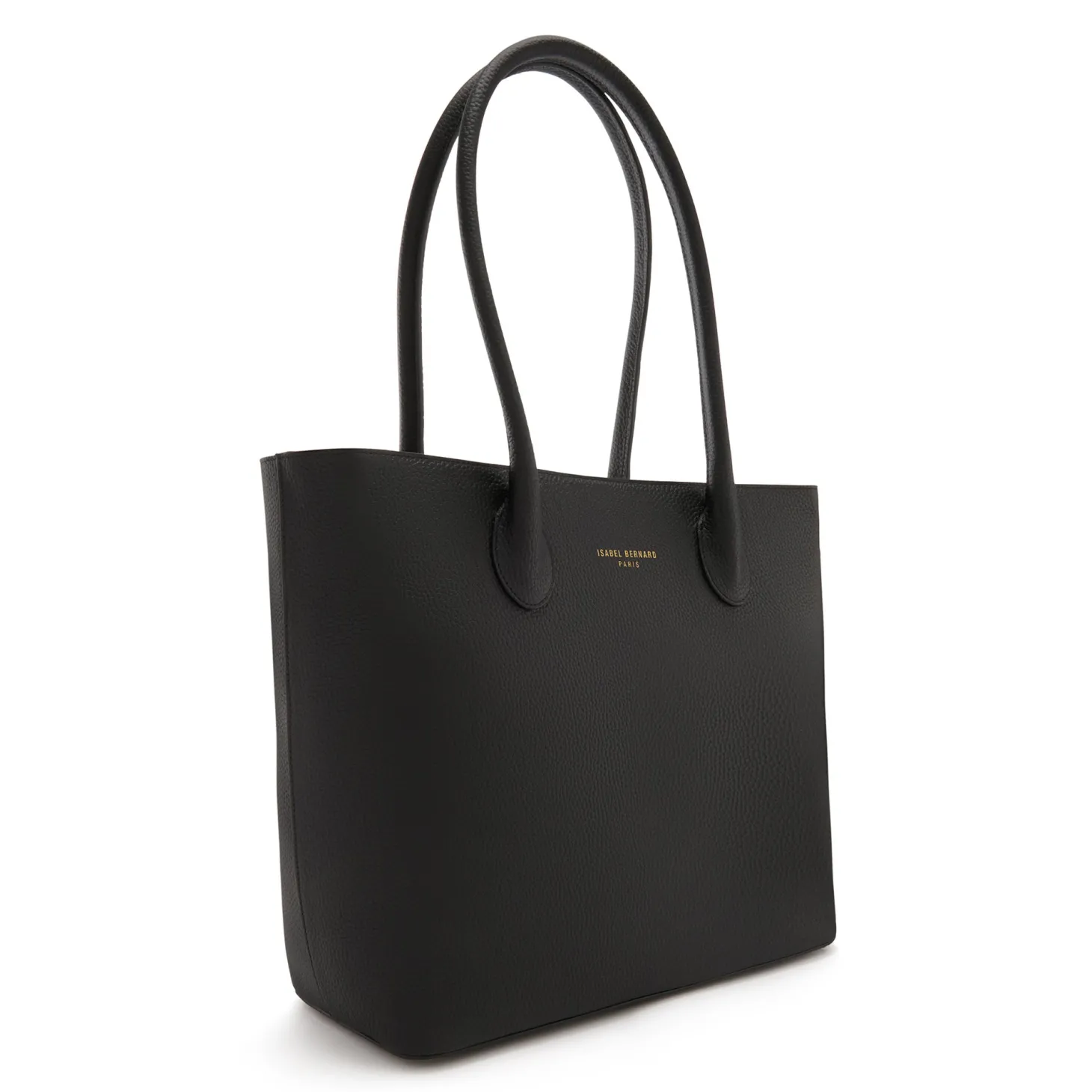Isabel Bernard Honoré Lysanne zwarte leren shopper van kalfsleer Store