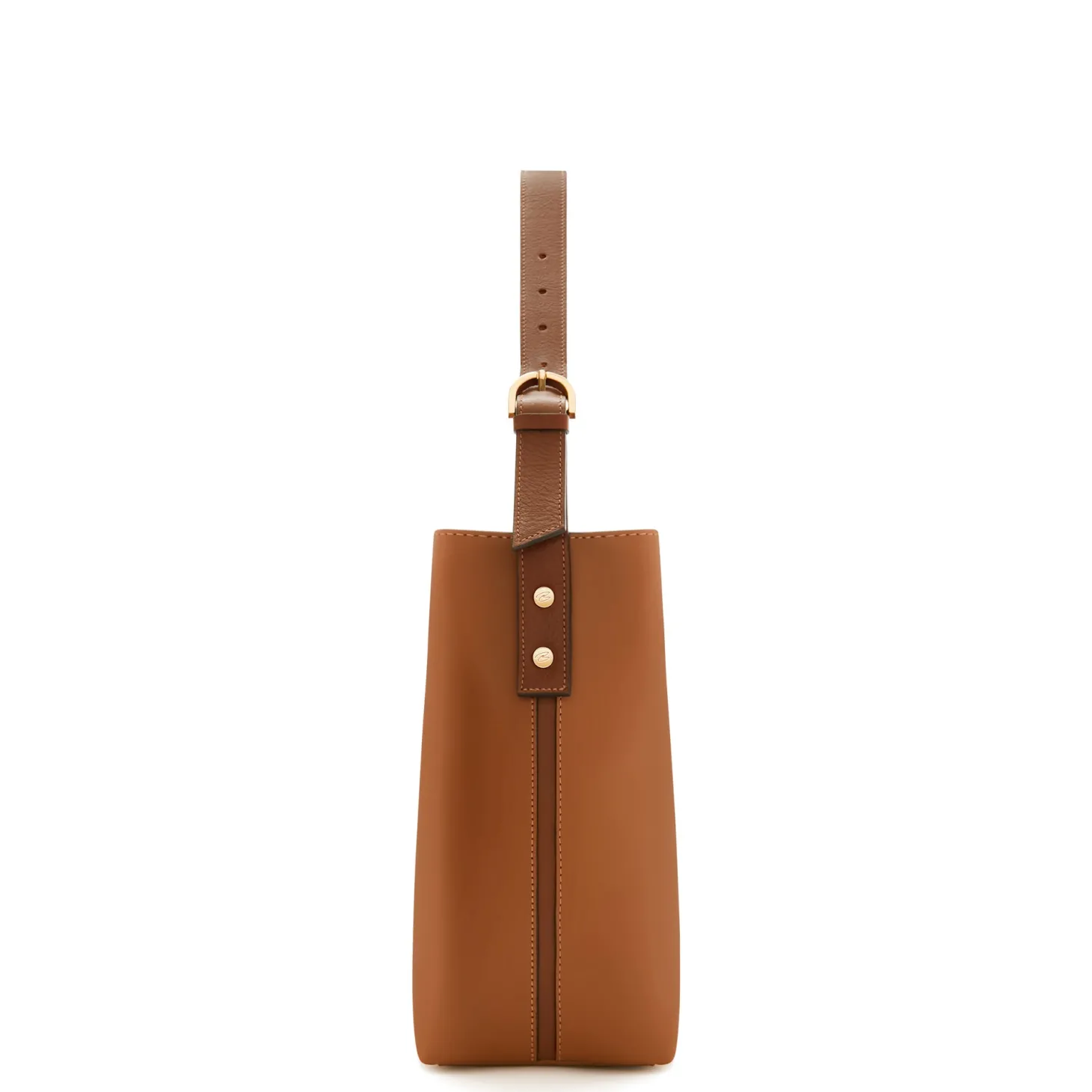 Isabel Bernard Honoré Adriane Midi cognac leren schoudertas van kalfsleer Flash Sale