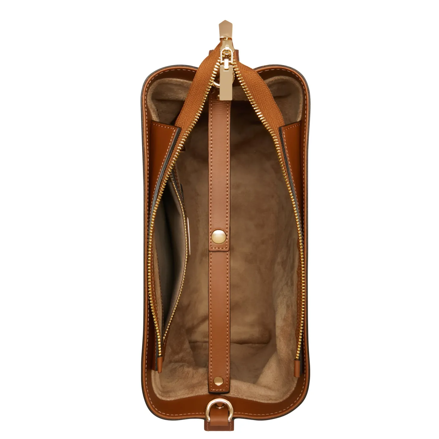 Isabel Bernard Honoré Adriane Midi cognac leren schoudertas van kalfsleer Flash Sale