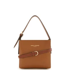 Isabel Bernard Honoré Adriane Mini cognac leren handtas van kalfsleer Hot