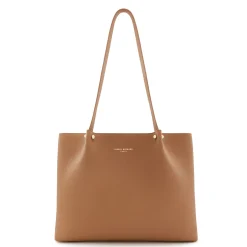 Isabel Bernard Honoré Nata camel leren shopper van kalfsleer Cheap