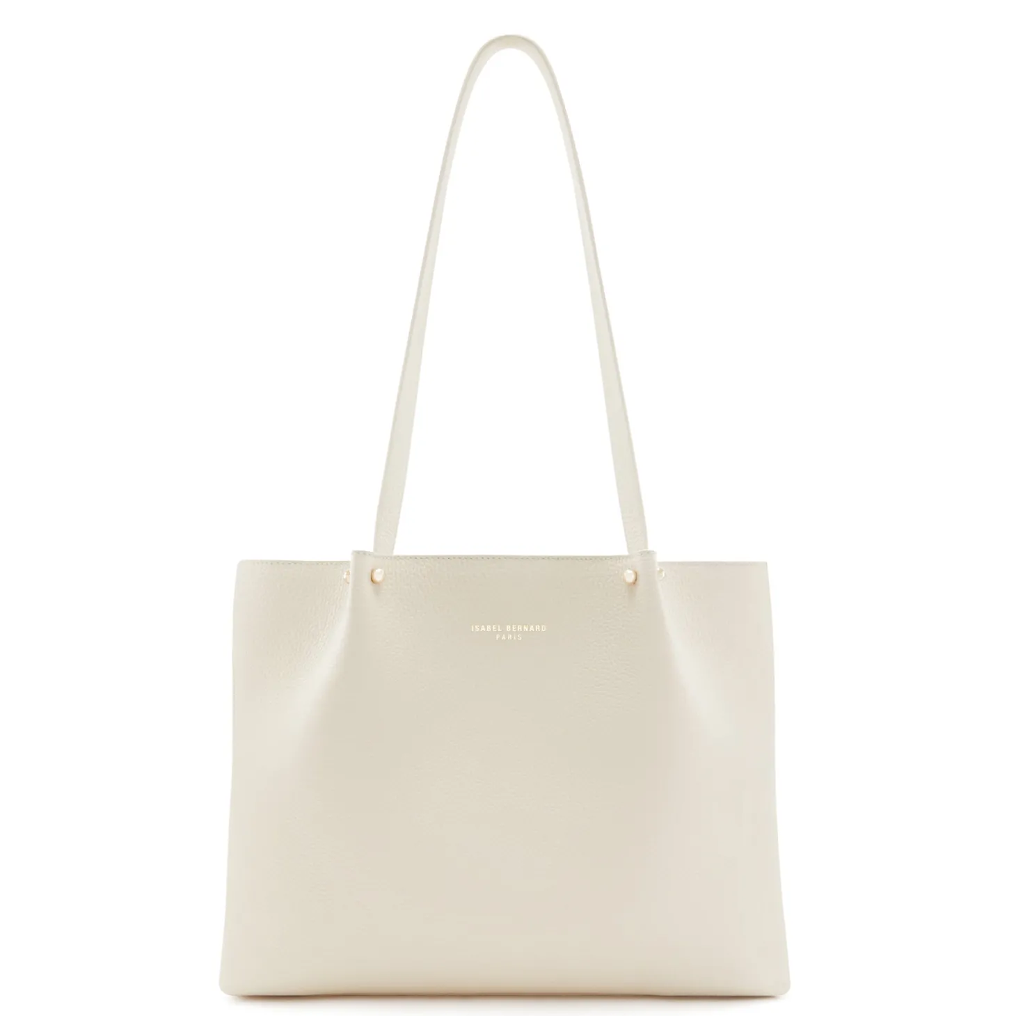 Isabel Bernard Honoré Nata crème leren shopper van kalfsleer Flash Sale
