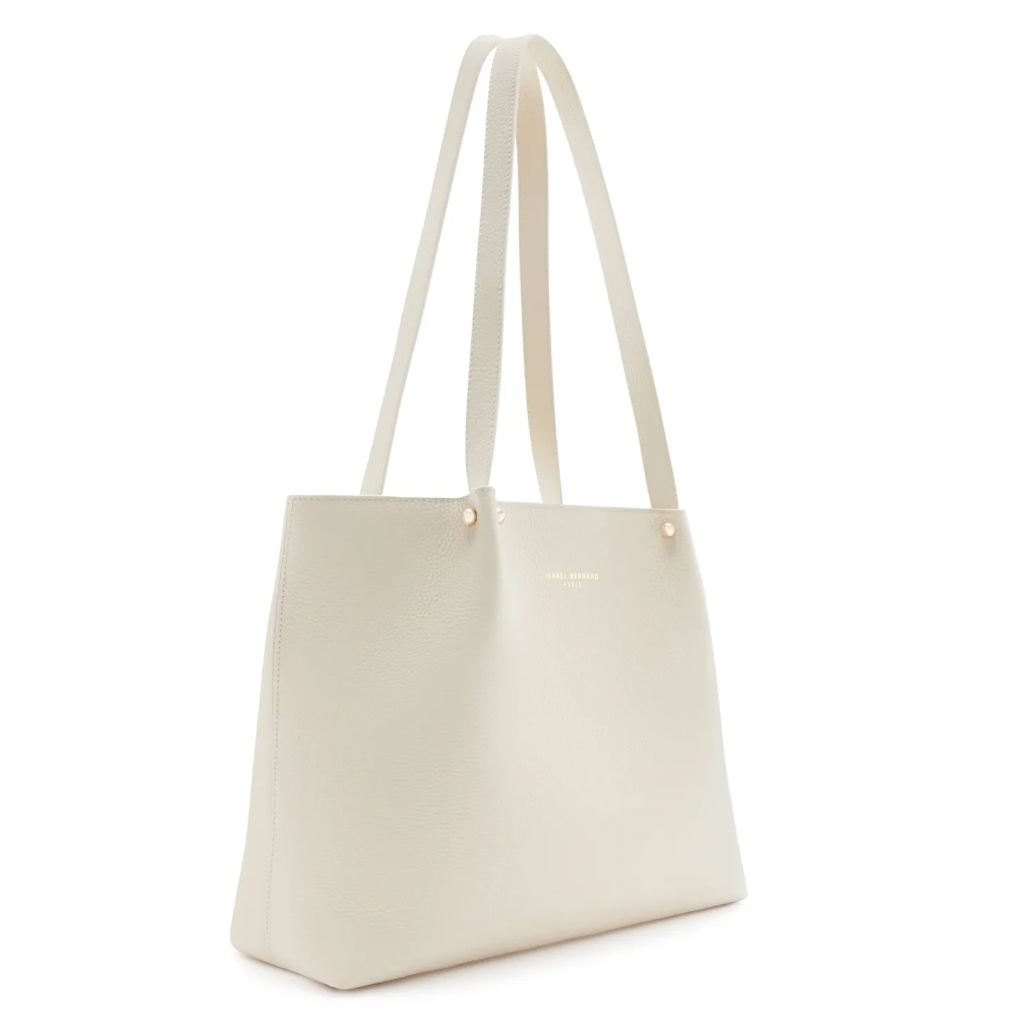 Isabel Bernard Honoré Nata crème leren shopper van kalfsleer Flash Sale