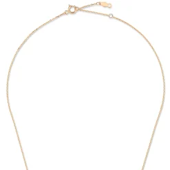 Isabel Bernard La Concorde Loulou 14 karaat rosé gouden collier met twee ringen New