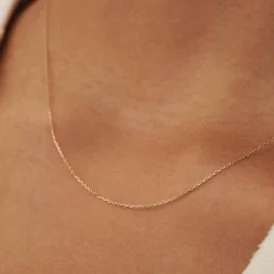 Isabel Bernard La Concorde Nicole 14 karaat rosé gouden collier New