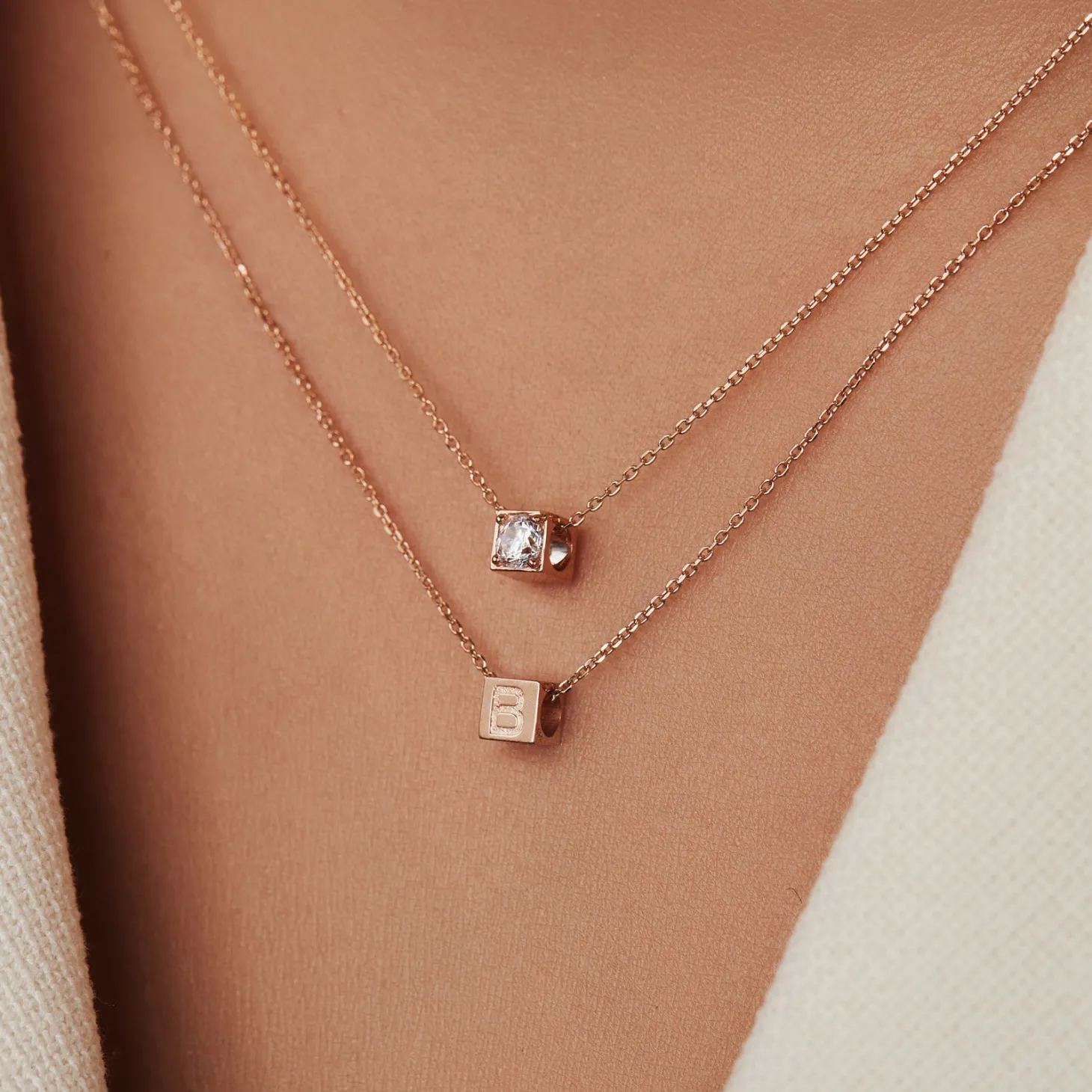 Isabel Bernard La Concorde Nicole 14 karaat rosé gouden collier New