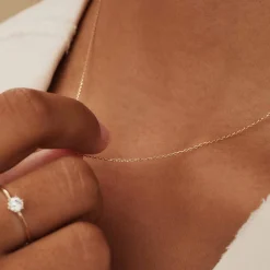 Isabel Bernard La Concorde Nicole 14 karaat rosé gouden collier New