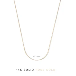 Isabel Bernard La Concorde Nicole 14 karaat rosé gouden collier New