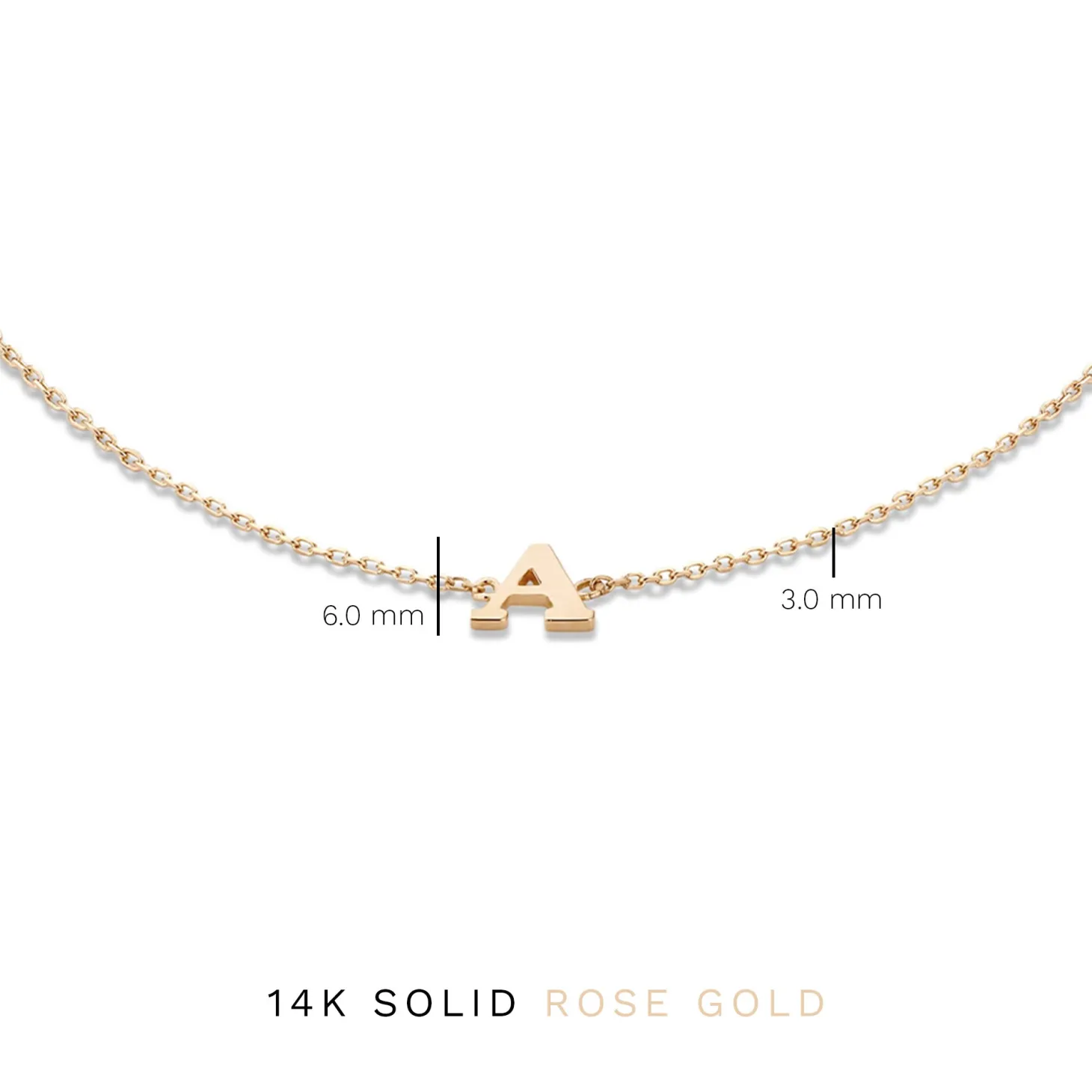 Isabel Bernard La Concorde Rachel 14 karaat rosé gouden initial armband met letter Sale