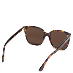 Isabel Bernard La Villette Raison bruin tortoise vierkante zonnebril met bruine glazen New