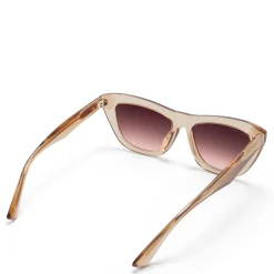 Isabel Bernard La Villette Roselin transparant beige cat eye zonnebril met bruine gradient glazen Best Sale