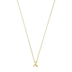 Isabel Bernard Le Marais Chloé 14 karaat gouden initial ketting met letter Discount