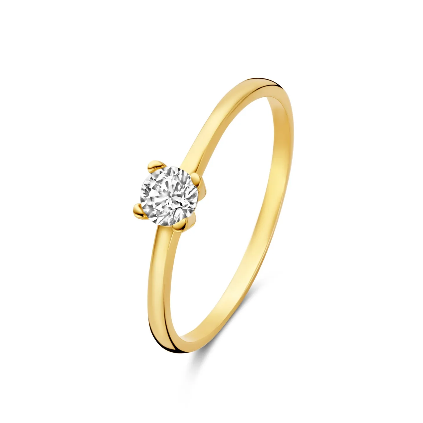Isabel Bernard Le Marais Isidora 14 karaat gouden ring met zirkonia Best Sale