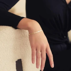 Isabel Bernard Le Marais Merle 14 karaat gouden ring met zirkonia steentjes Store
