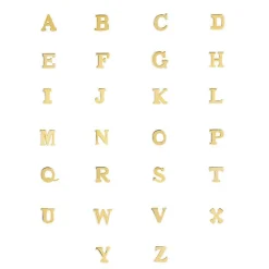 Isabel Bernard Le Marais Rachel 14 karaat gouden initial armband met letter Clearance