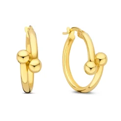 Isabel Bernard Monceau Mirell 14 karaat gouden creolen (16.5 mm) Flash Sale