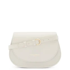 Isabel Bernard Montmartre Madelon crème leren crossbody tas van natuurleer Flash Sale