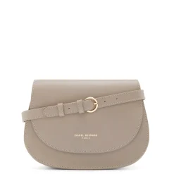 Isabel Bernard Montmartre Madelon taupe leren crossbody tas van natuurleer Hot