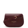 Isabel Bernard Montmartre Manon bordeaux rode leren crossbody tas van natuurleer Fashion