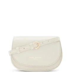 Isabel Bernard Montmartre Manon crème leren crossbody tas van natuurleer Online