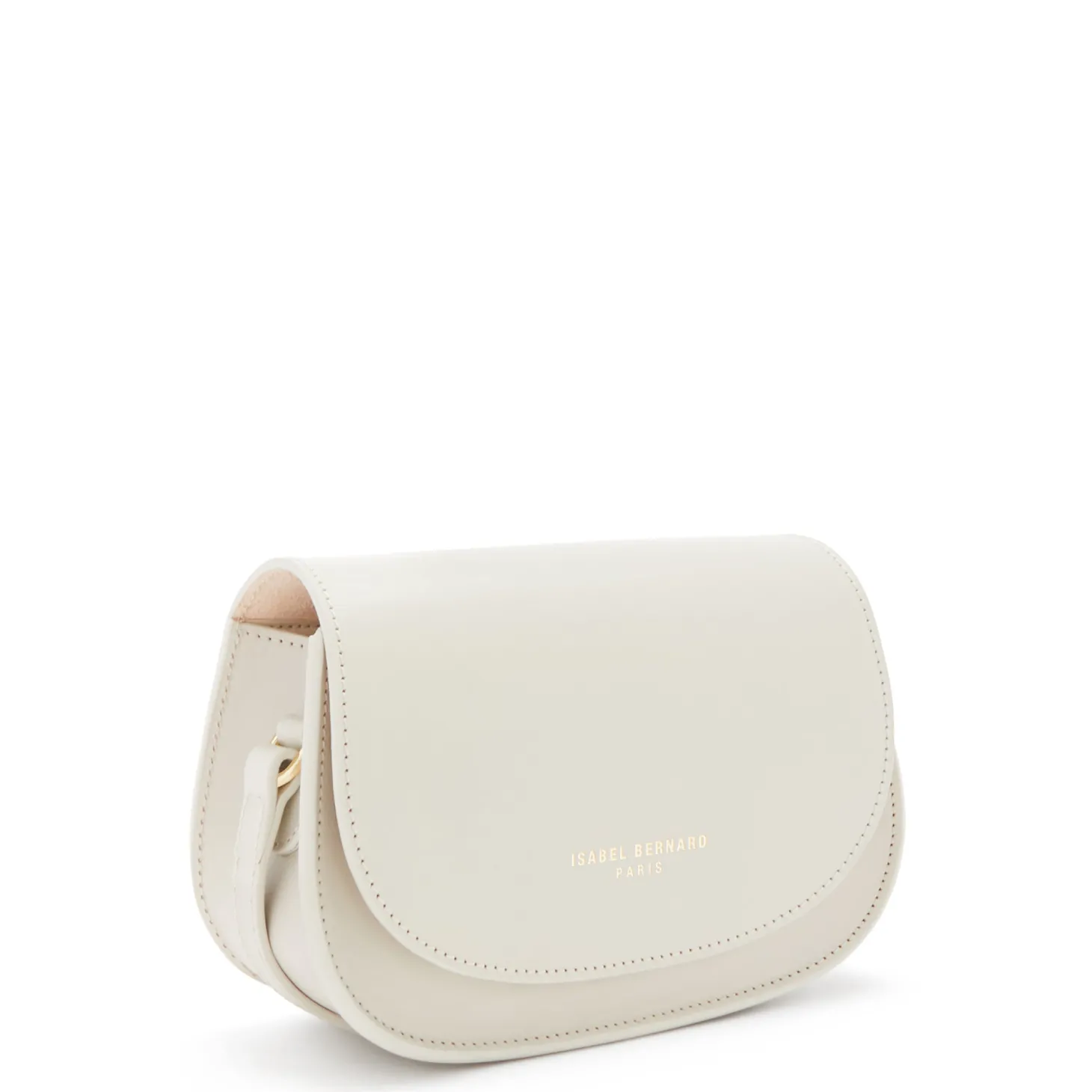 Isabel Bernard Montmartre Manon crème leren crossbody tas van natuurleer Online
