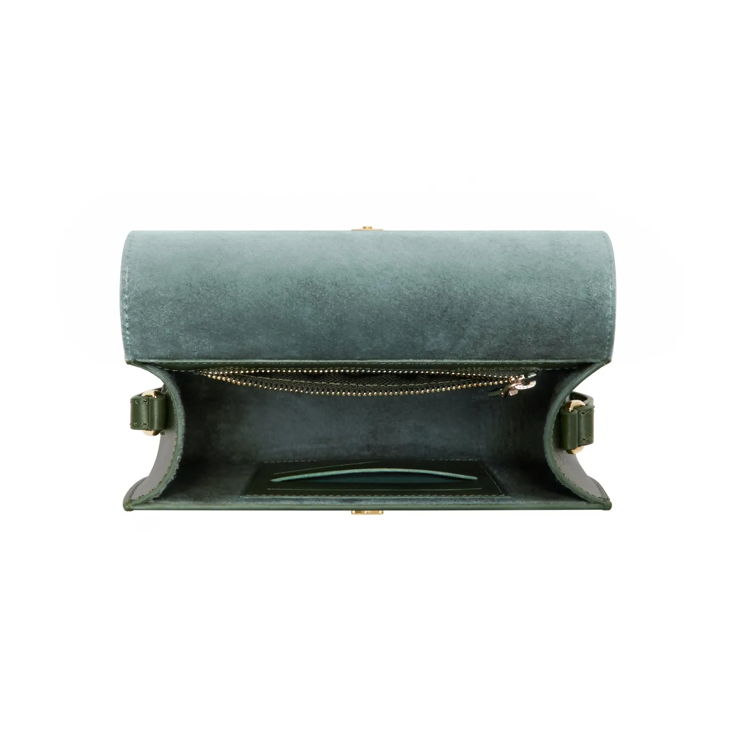 Isabel Bernard Montmartre Manon groene leren crossbody tas van natuurleer Best Sale