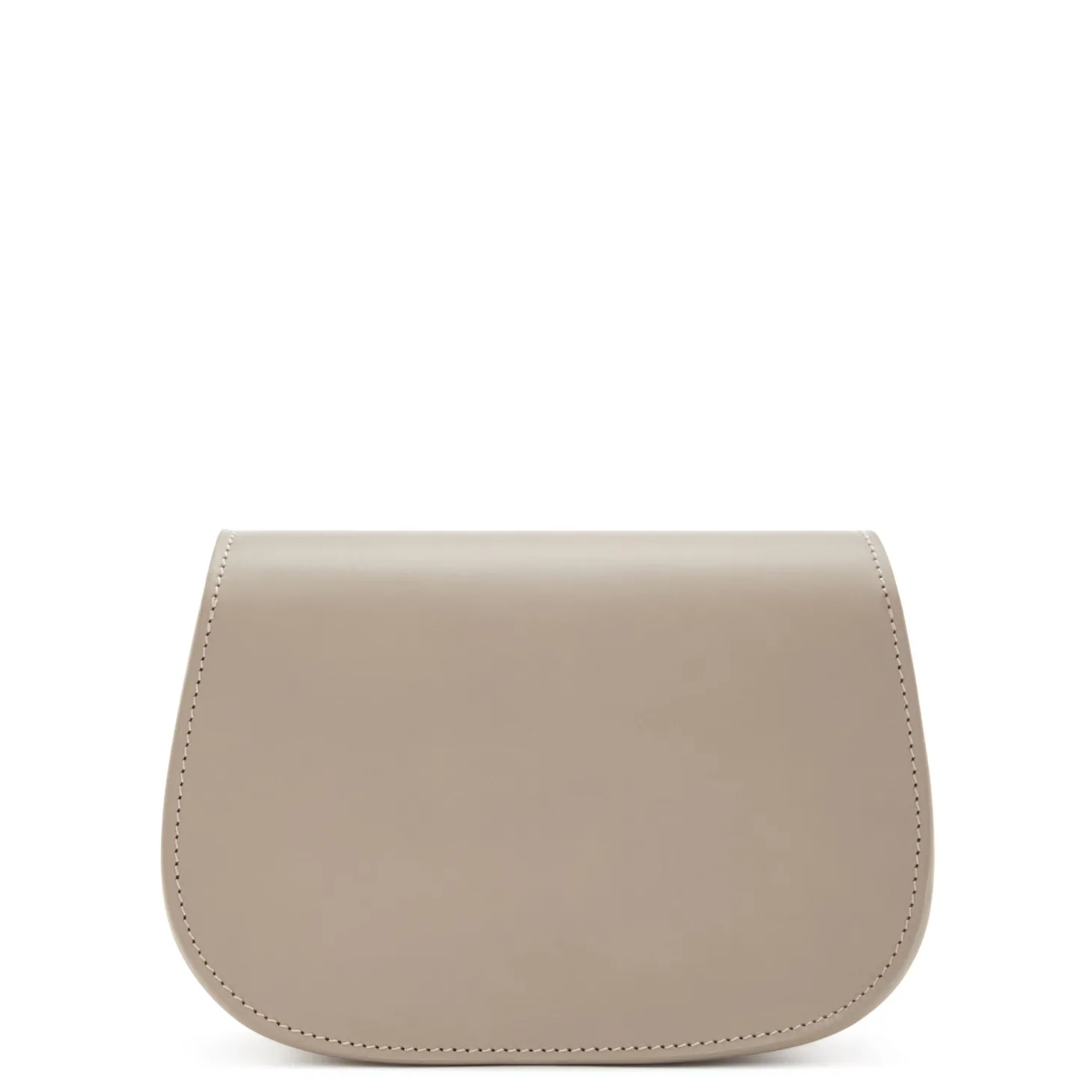 Isabel Bernard Montmartre Manon taupe leren crossbody tas van natuurleer Online