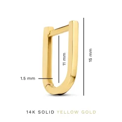 Isabel Bernard Rivoli Aimée 14 karaat gouden oorhangers Fashion