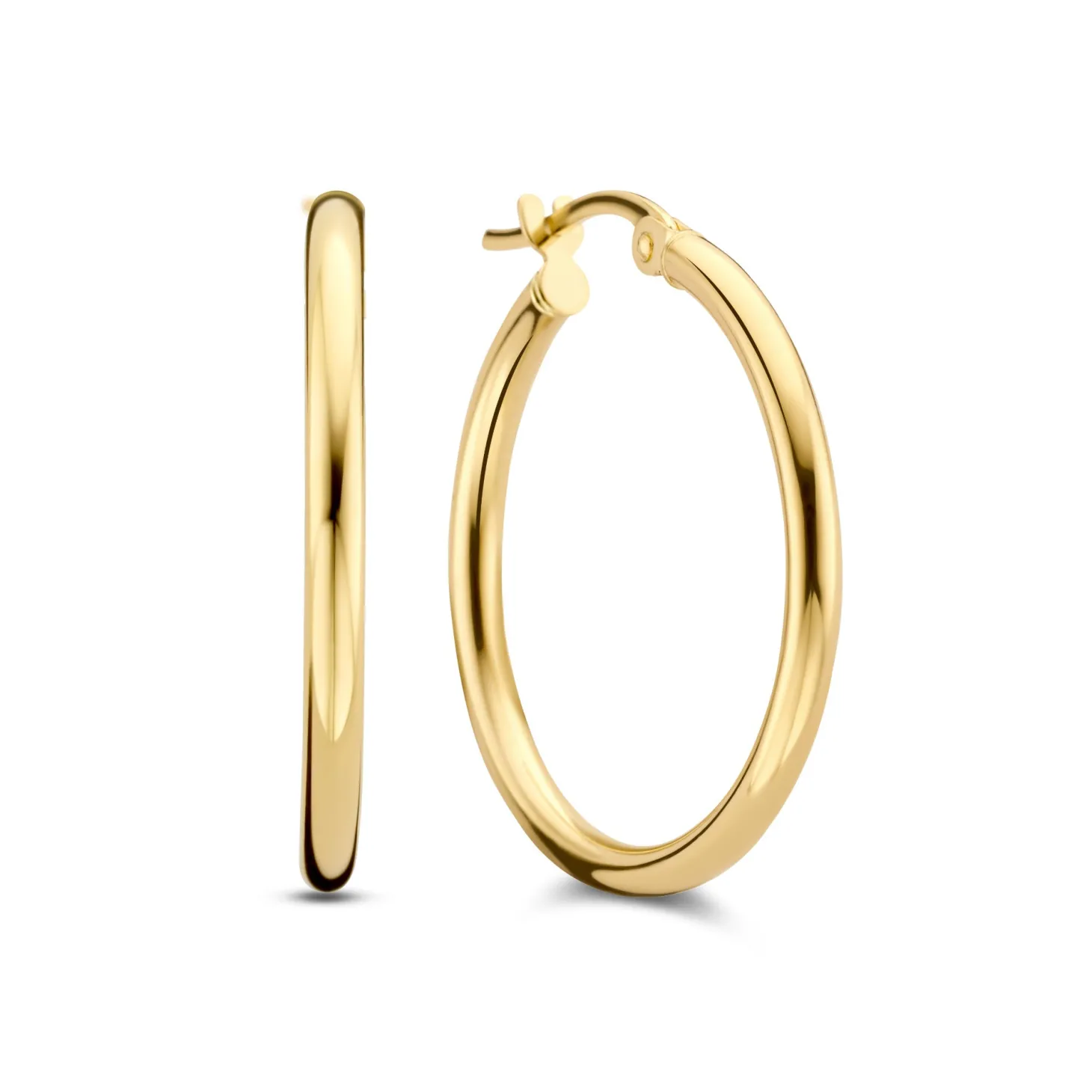 Isabel Bernard Rivoli Estelle 14 karaat gouden creolen Discount