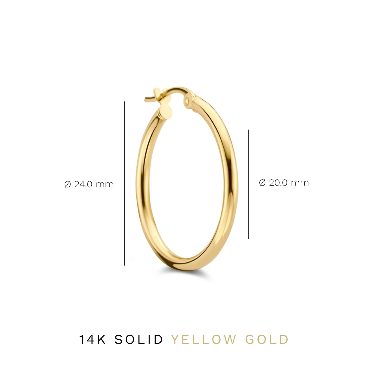 Isabel Bernard Rivoli Estelle 14 karaat gouden creolen Discount
