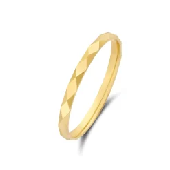 Isabel Bernard Rivoli Laura 14 karaat gouden ring met diamond cut Flash Sale
