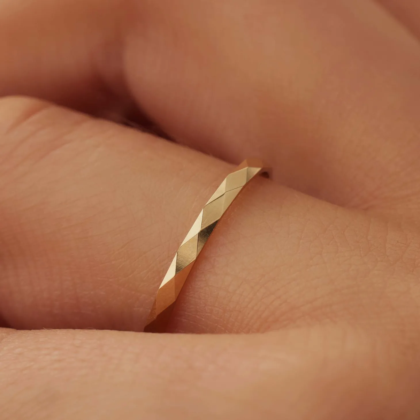 Isabel Bernard Rivoli Laura 14 karaat gouden ring met diamond cut Flash Sale