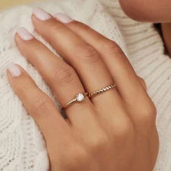 Isabel Bernard Rivoli Zélie 14 karaat gouden ring Best
