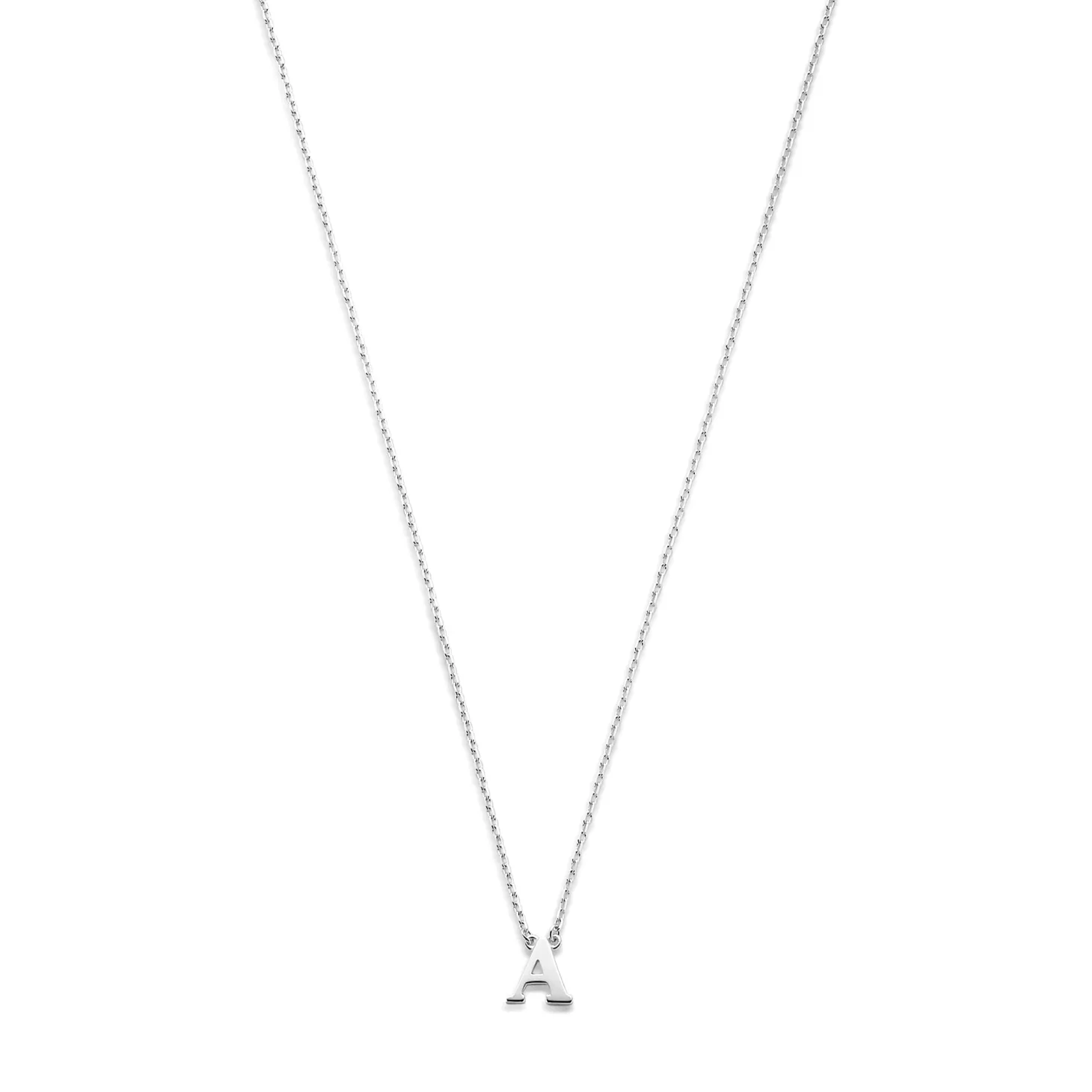 Isabel Bernard Saint Germain Chloé 14 karaat witgouden initial collier met letter Online