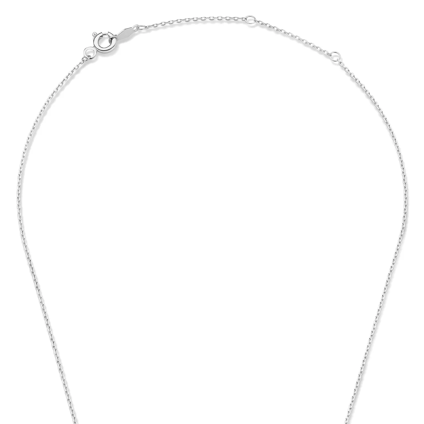 Isabel Bernard Saint Germain Chloé 14 karaat witgouden initial collier met letter Online