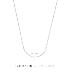 Isabel Bernard Saint Germain Nicole 14 karaat witgouden collier New