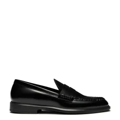 Isabel Bernard Vendôme Blandine zwarte loafers van spazzolato leer Online