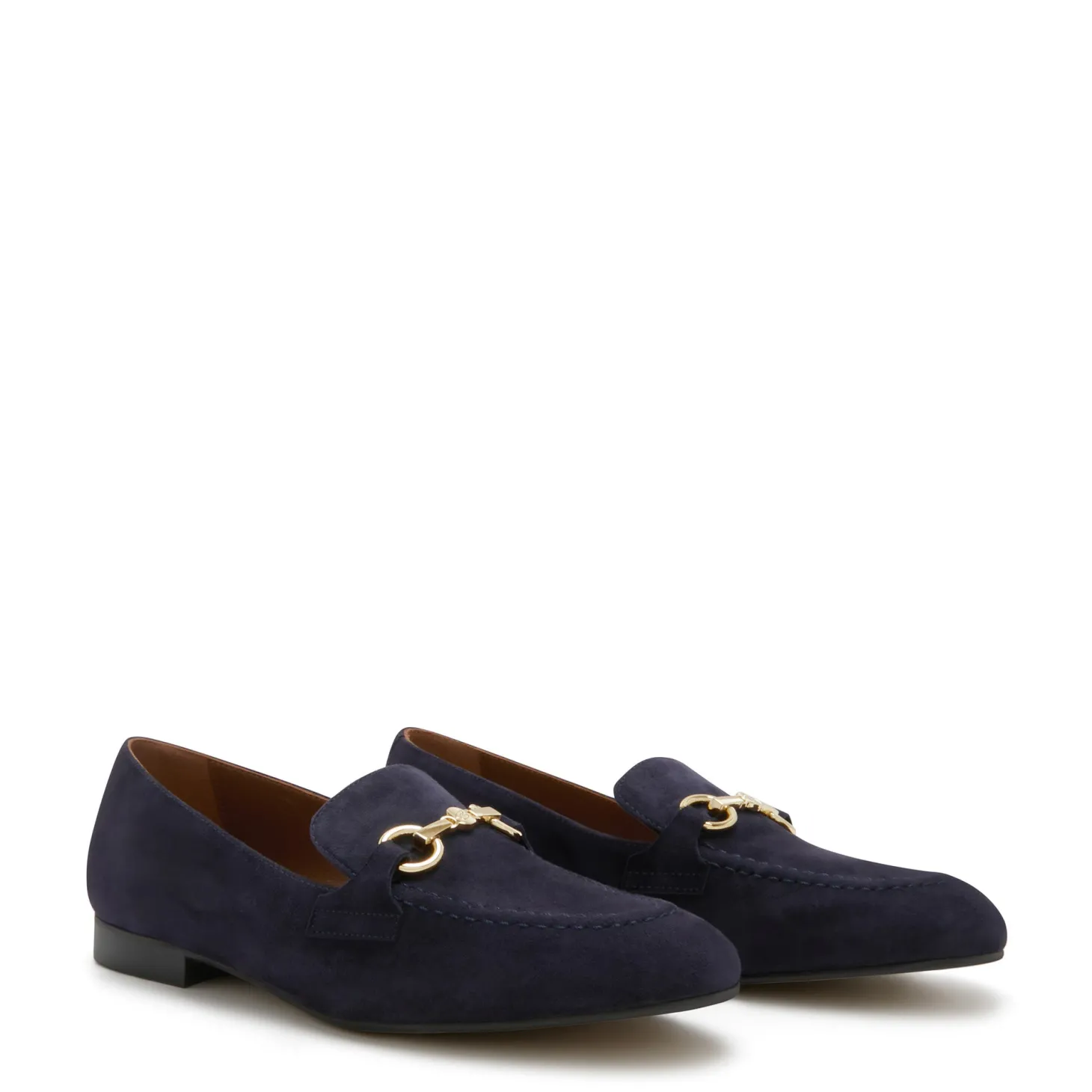 Isabel Bernard Vendôme Fleur blue suede loafers Flash Sale