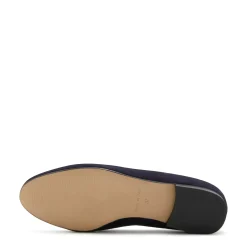 Isabel Bernard Vendôme Fleur blue suede loafers Flash Sale