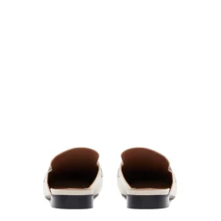 Isabel Bernard Vendôme Fleur crème leren slipper loafers van kalfsleer Cheap
