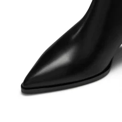 Isabel Bernard Vendôme Lola zwarte leren laarzen van kalfsleer Cheap