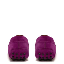 Isabel Bernard Vendôme Marie fuchsia suède mocassins Discount